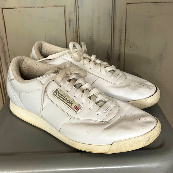 Reebok Shoes - Vintage Reebok Princess white leather sneakers 9.5 90s y2k tennis shoes womens